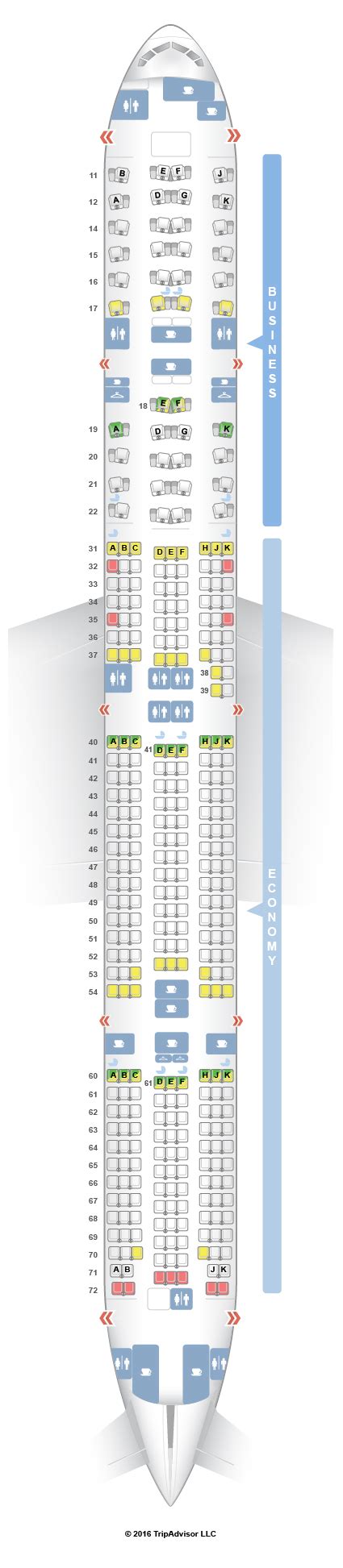 thai airways 77w seat map